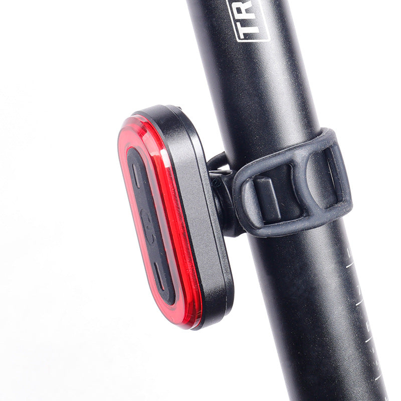 ECM smart USB charging night riding warning light, multiple modes, mountain bike, bicycle rear tail light
