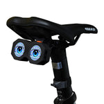 ECM new road bike demon eye HD animation DIY taillight Smart road bike taillight with mobile phone image transfer and custom emoticons