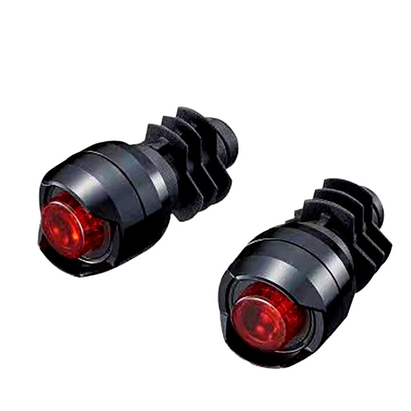 ECM road bicycle handlebar light, waterproof, long battery life, blocked handlebar light, bent handlebar LED warning light, cycling light, bicycle accessories