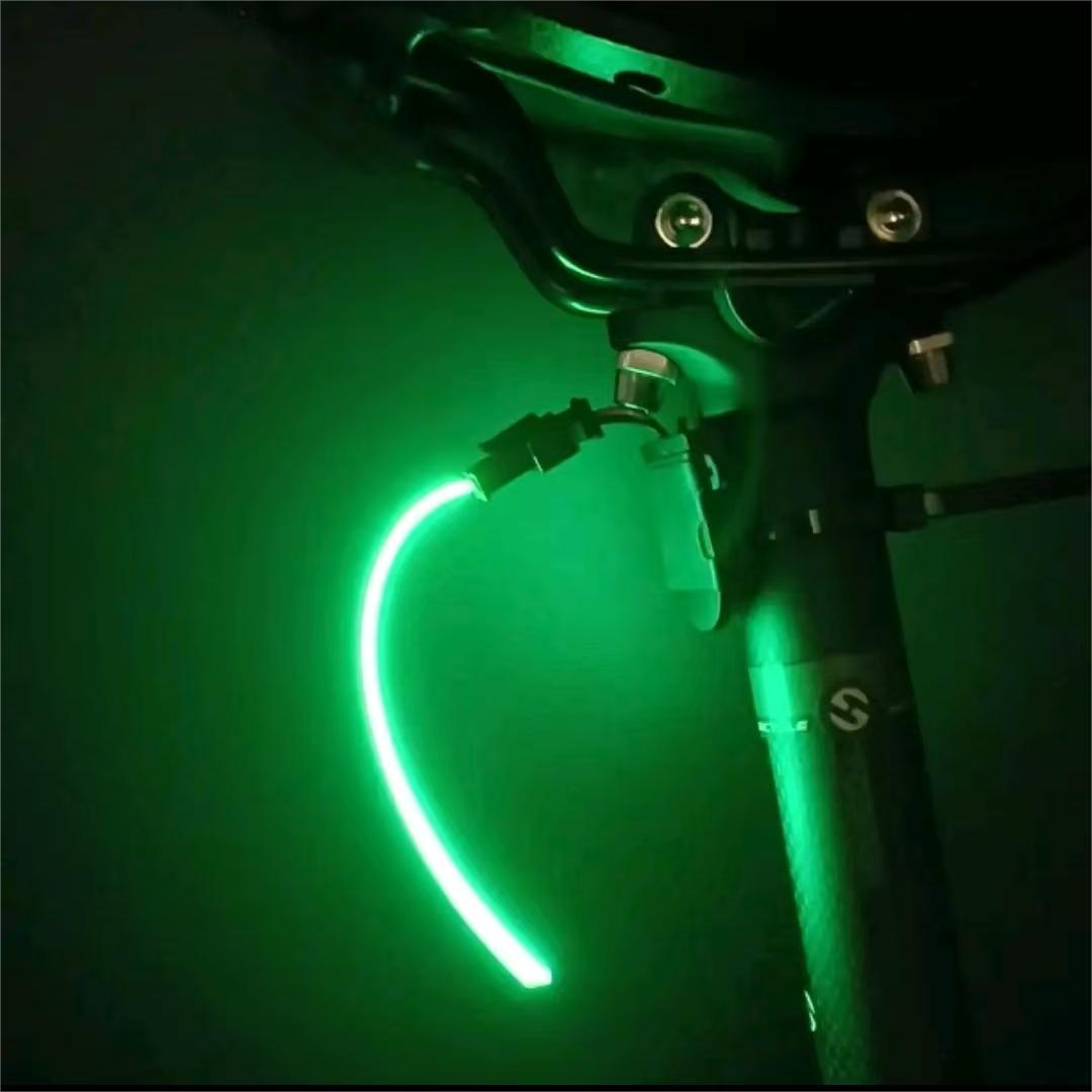 ECM new bicycle soft filament taillight, compact and easy to install, available in a variety of colors