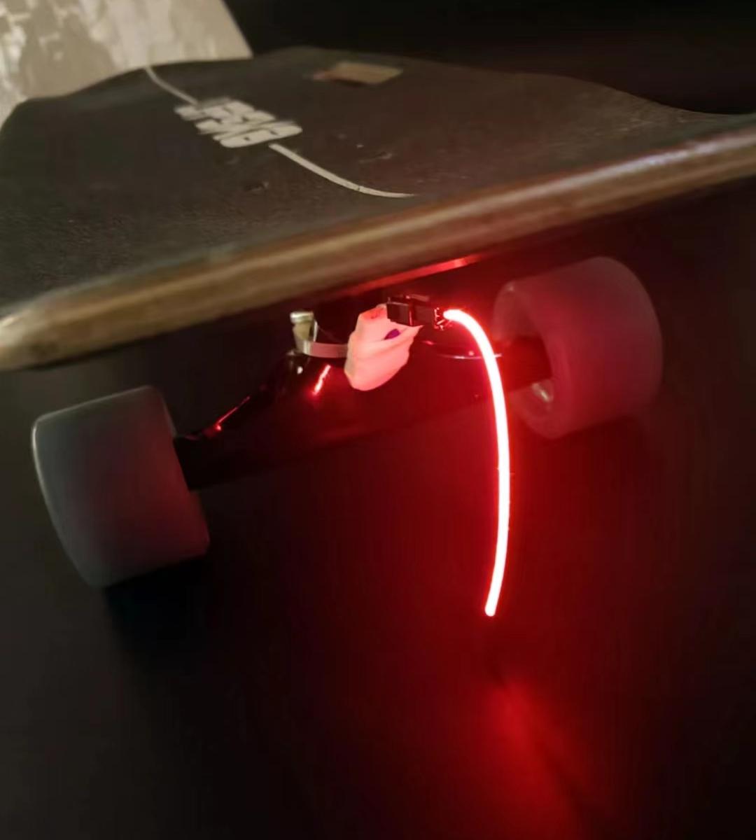 ECM Upgraded Bicycle, Scooter, Scooter Available Soft Filament Taillight Three Modes Switch Small and Easy to Install Multiple Colors Can be Replaced