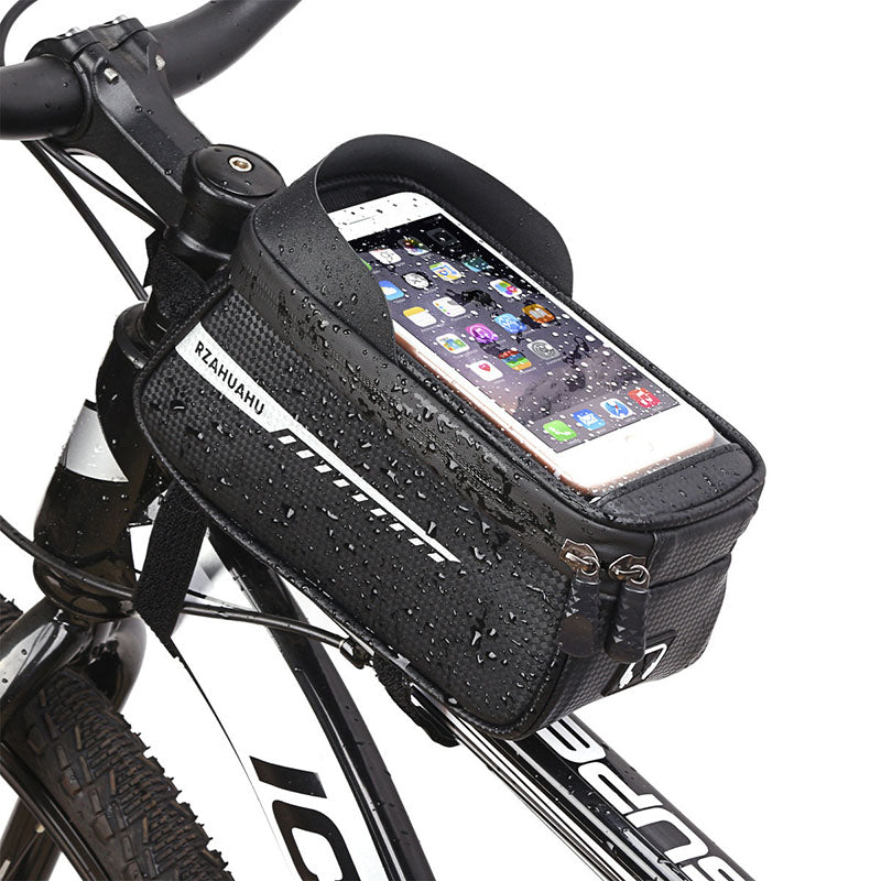 ECM bicycle front beam mobile phone bag mountain road bicycle front beam bag front bag mobile phone saddle bag