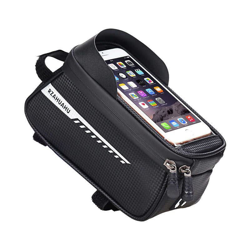 ECM bicycle front beam mobile phone bag mountain road bicycle front beam bag front bag mobile phone saddle bag