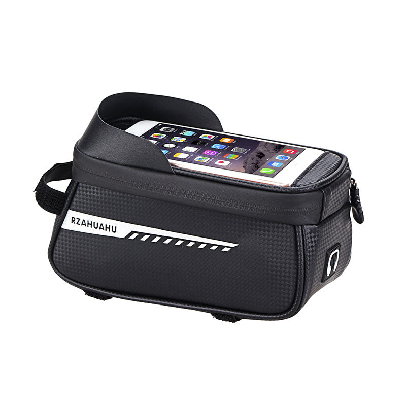 ECM bicycle front beam mobile phone bag mountain road bicycle front beam bag front bag mobile phone saddle bag