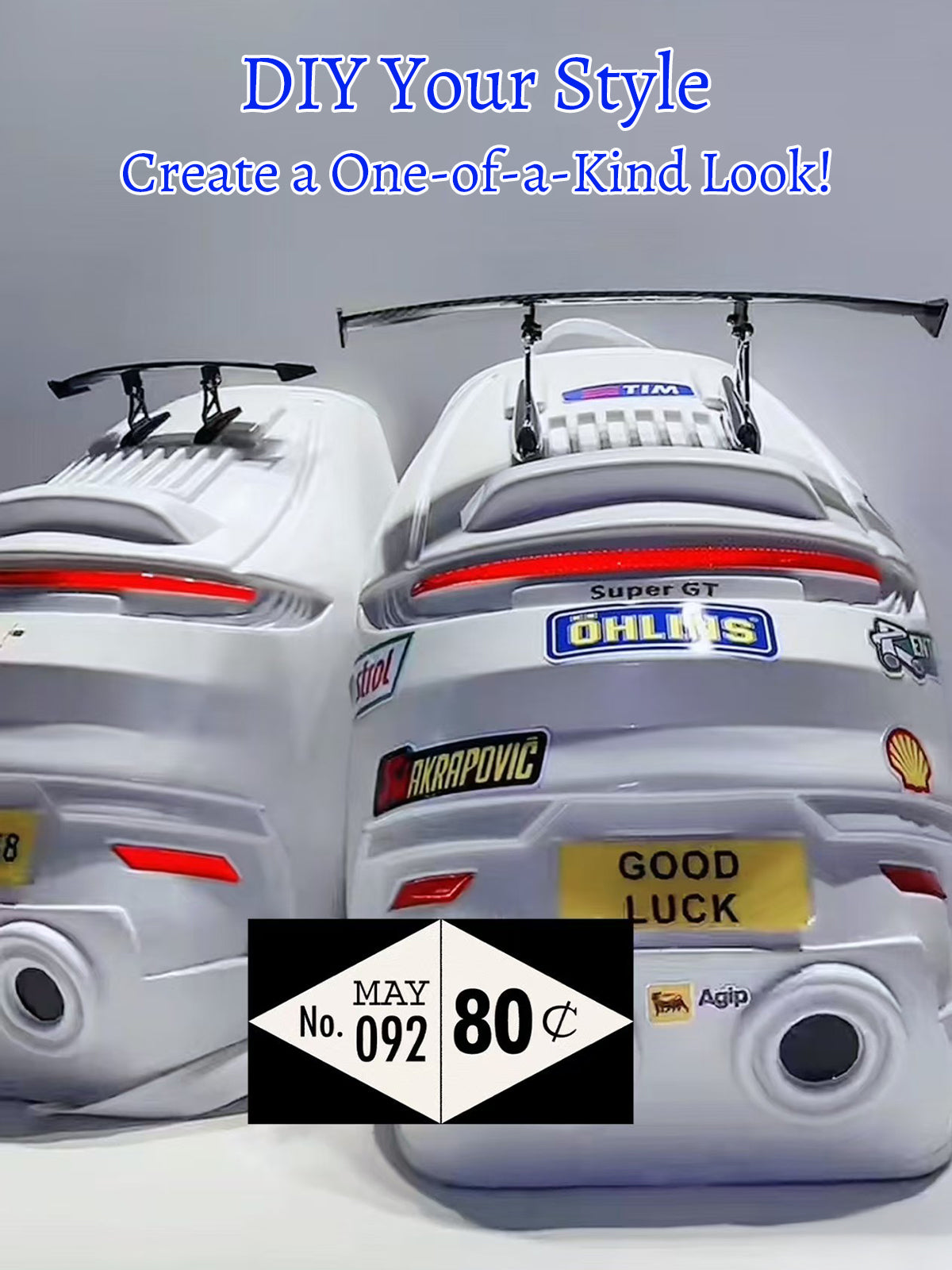 ECM Creative Cycling Backpack GT Backpack 3M Reflective Cycling Backpack