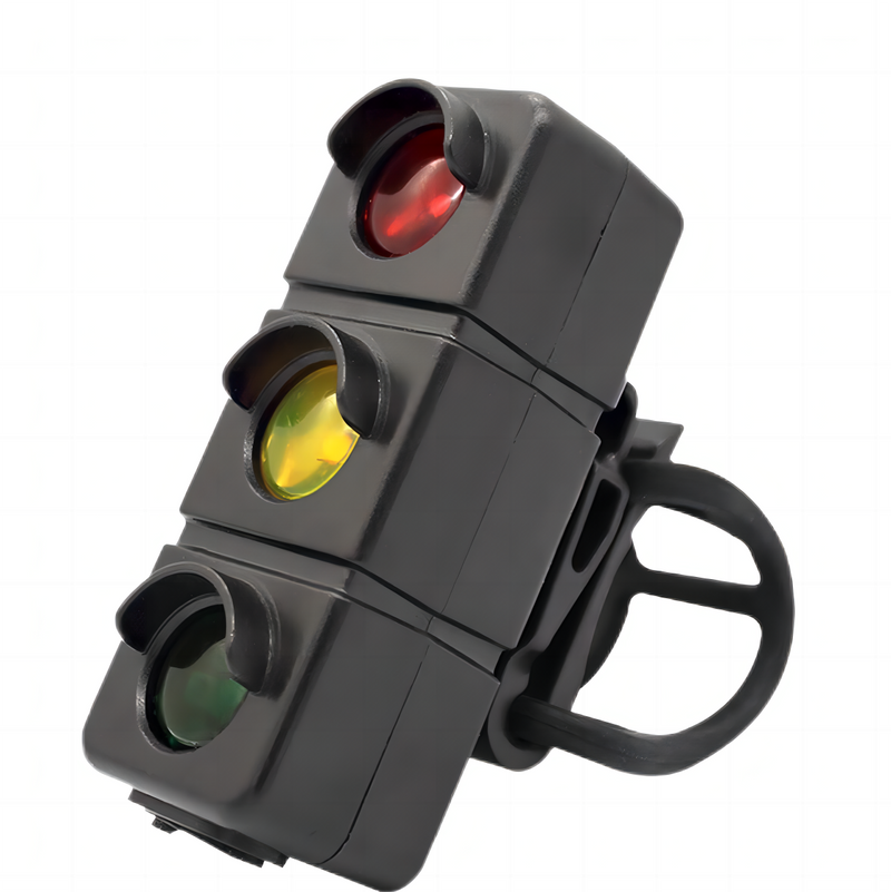 ECM bicycle tail light LED three-color riding safety tail light, waterproof, rechargeable, long-lasting night safety tail light