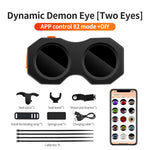 ECM new road bike demon eye HD animation DIY taillight Smart road bike taillight with mobile phone image transfer and custom emoticons