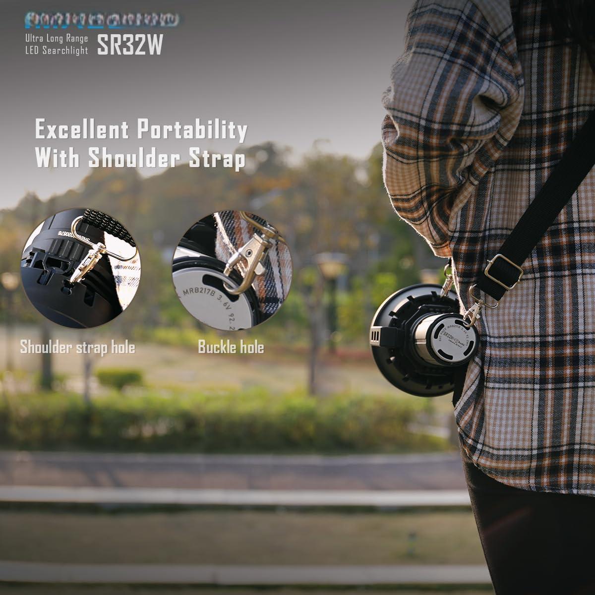 120,000 Lumen Tactical Flashlight, 2080m Projection Super Bright Flash Light with OLED Display, C-Mount Fast Charging High Lumen Searchlight for Outdoor, Hunting and Emergency