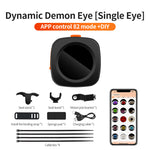 ECM new road bike demon eye HD animation DIY taillight Smart road bike taillight with mobile phone image transfer and custom emoticons
