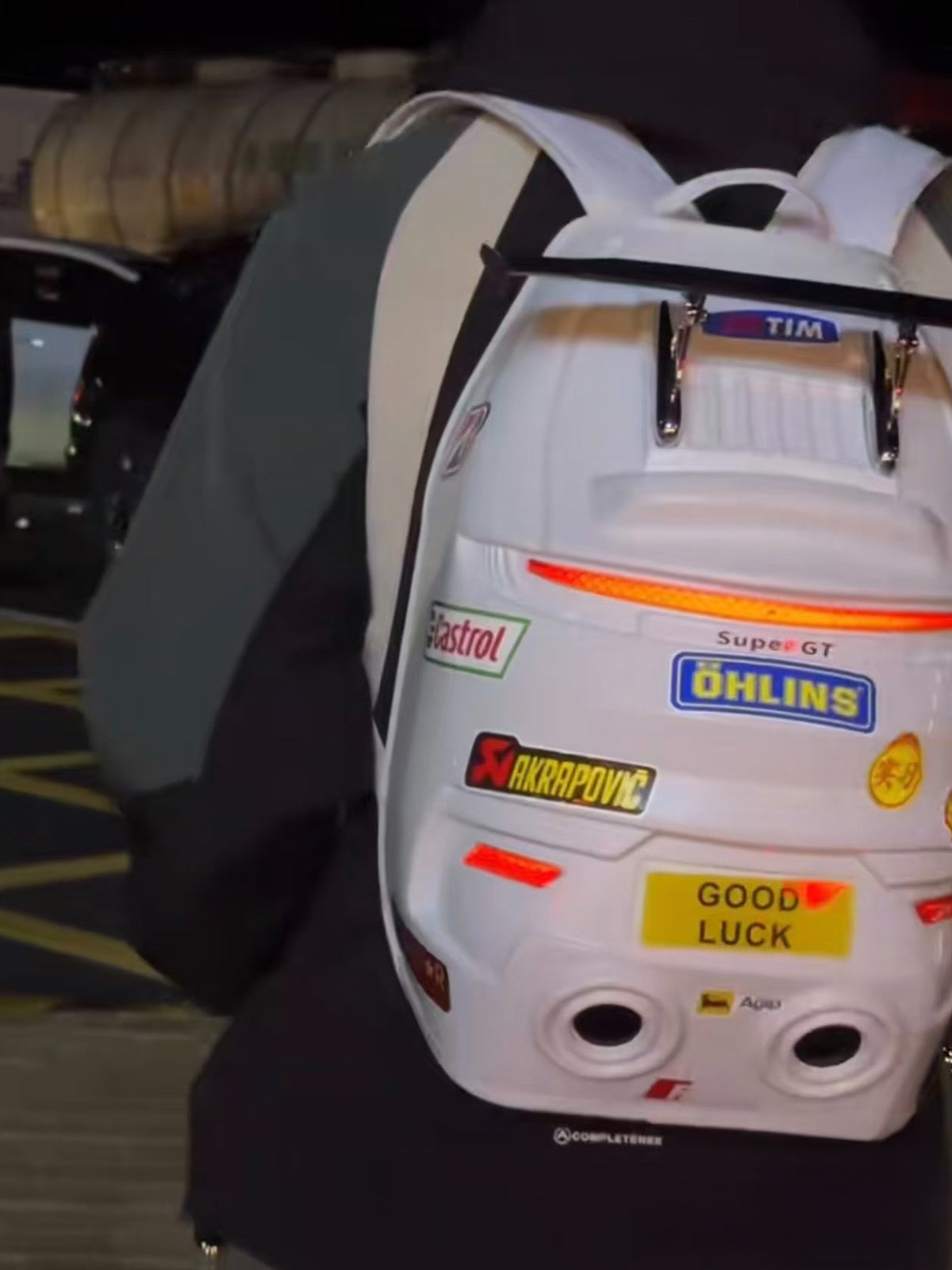 ECM Creative Cycling Backpack GT Backpack 3M Reflective Cycling Backpack