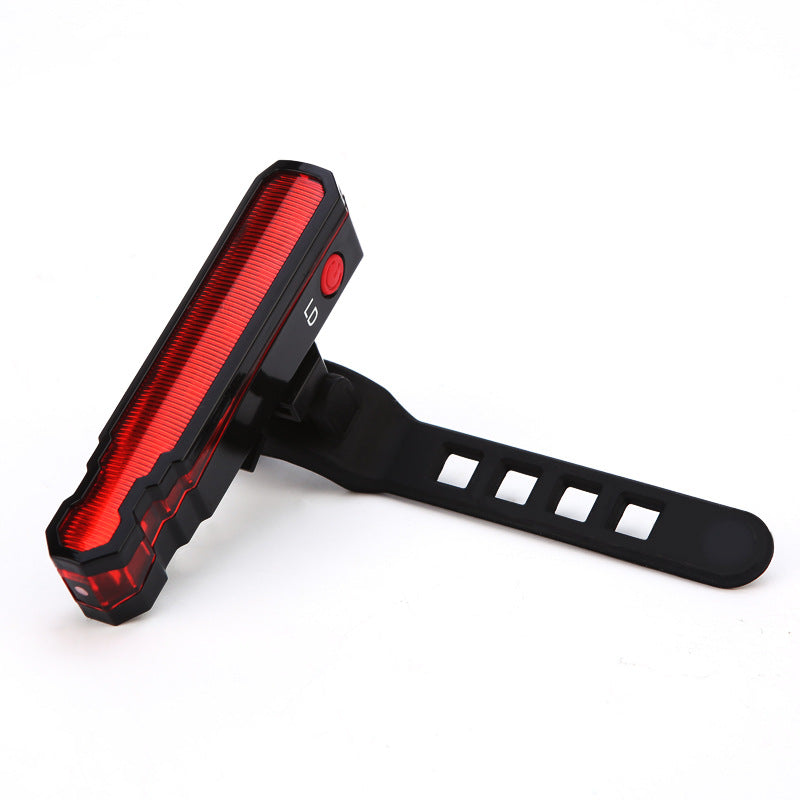 ECM New USB Rechargeable Bike Light Laser Tail Light Night Cycling LED Warning Light Red Light Outdoor Cycling Equipment