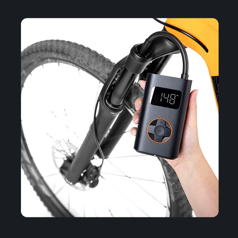 ECM inflatable treasure car air pump mini household car electric pump portable rechargeable automatic air pump