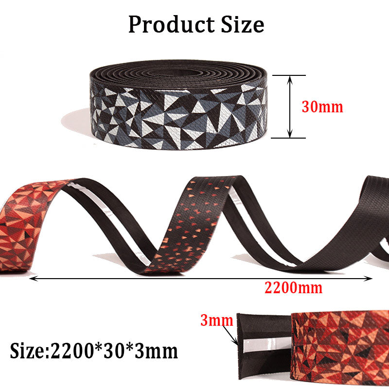 ECM road bike two-color gradient handlebar with PU high elastic wrap handlebar with anti-slip shock absorber bicycle EVA Bend bar tape