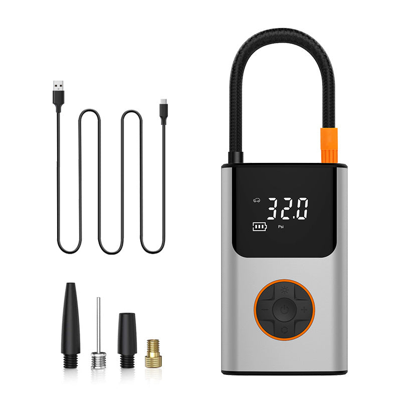 ECM mini portable rechargeable automatic electric tire pump intelligent digital display portable multi-function air pump