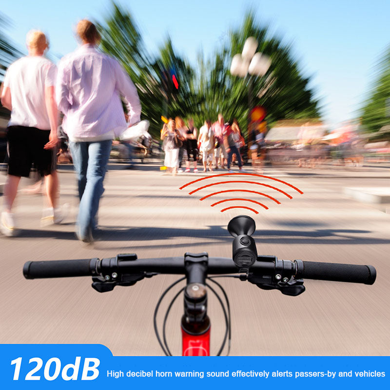 ECM bicycle mountain bike electric horn, compact portable waterproof electric horn, riding accessories electric horn