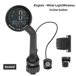 ECM new bicycle wireless backlight computer mountain bike speedometer odometer stopwatch bicycle equipment accessories