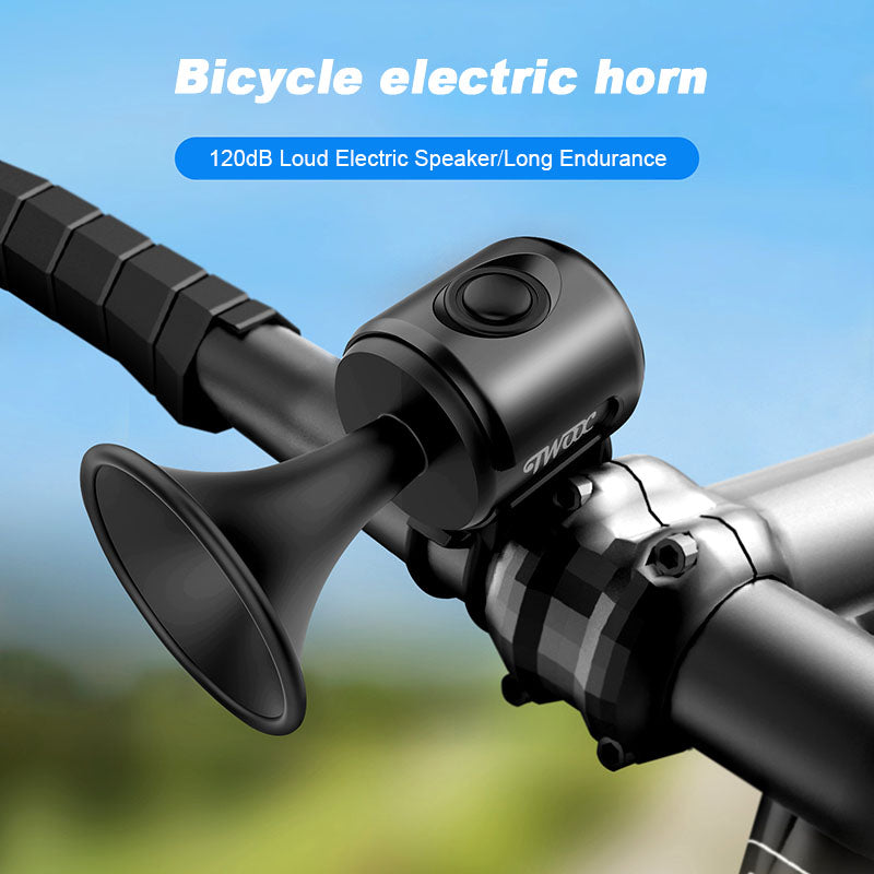ECM bicycle mountain bike electric horn, compact portable waterproof electric horn, riding accessories electric horn