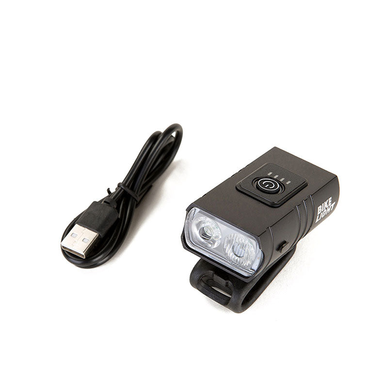 ECM New Rechargeable Bike Lights, Long Battery Life Energy-saving High-brightness Aluminum Alloy Bicycle Headlight Bicycle Lighting Equipment Accessories