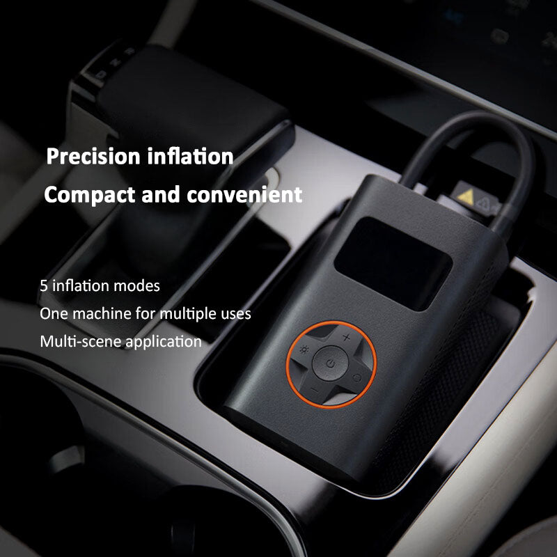 ECM inflatable treasure car air pump mini household car electric pump portable rechargeable automatic air pump