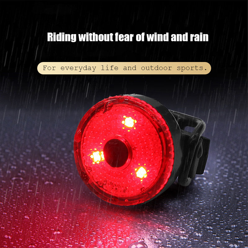 ECM new strap bicycle creative USB charging tail light mountain bike outdoor night riding tail light riding equipment accessories