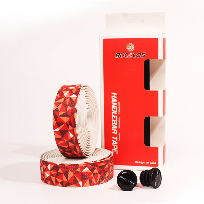 ECM road bike two-color gradient handlebar with PU high elastic wrap handlebar with anti-slip shock absorber bicycle EVA Bend bar tape