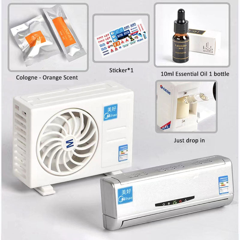 ECM solar air conditioner model car aromatherapy ornaments air outlet air conditioner aromatherapy car interior decorations with long-lasting fragrance