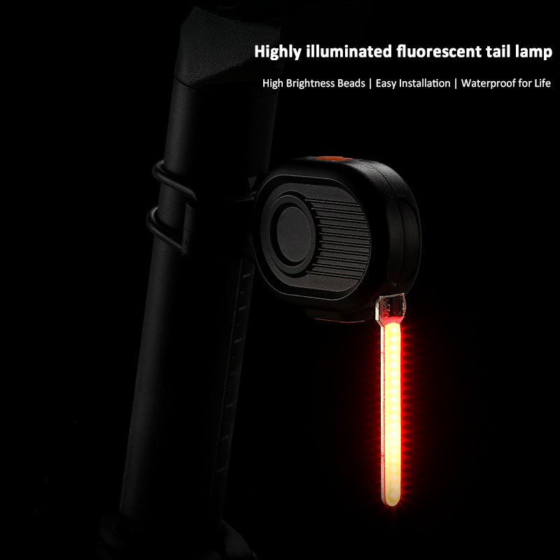 ECM bicycle drip tail light USB charging bicycle tail light night riding warning LED bicycle tail light