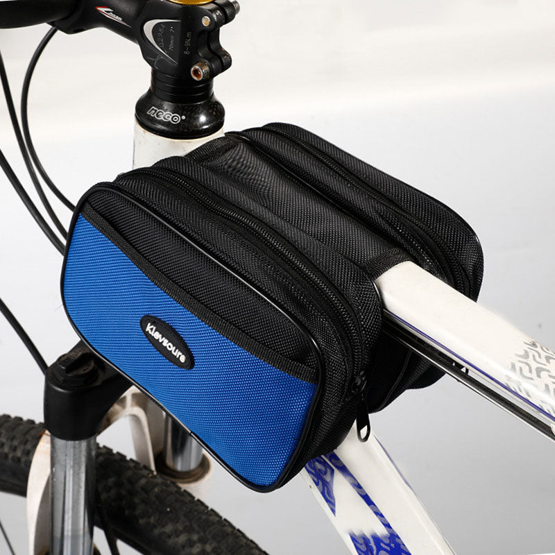 ECM bicycle mountain bike universal medium saddle bag bicycle upper tube bag cycling mobile phone tool bag