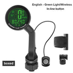 ECM new bicycle wireless backlight computer mountain bike speedometer odometer stopwatch bicycle equipment accessories