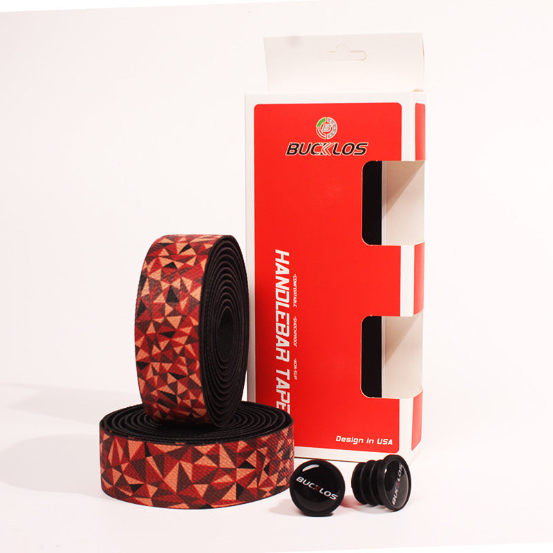 ECM road bike two-color gradient handlebar with PU high elastic wrap handlebar with anti-slip shock absorber bicycle EVA Bend bar tape