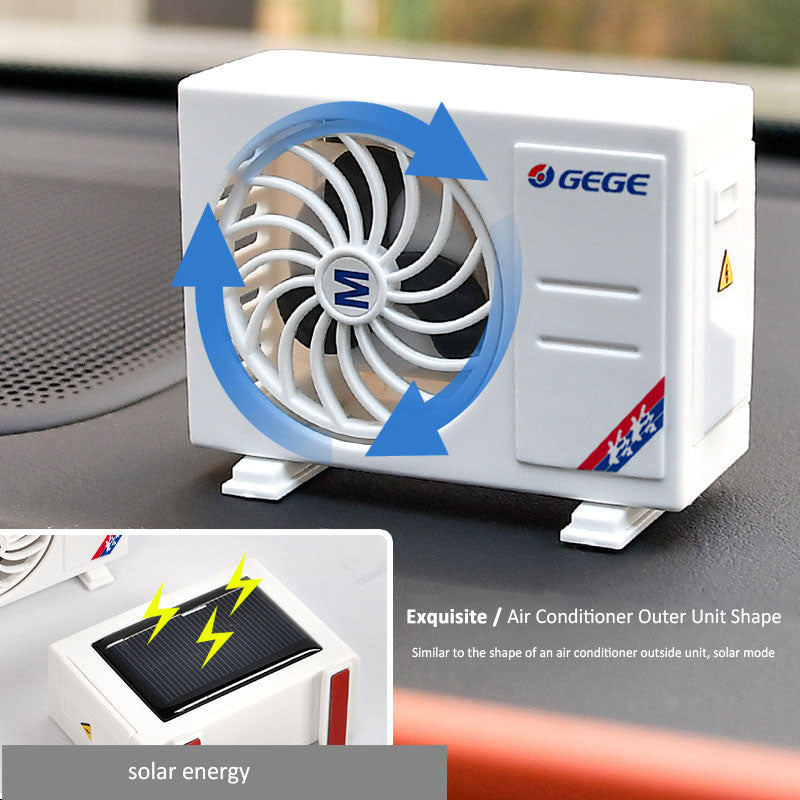 ECM solar air conditioner model car aromatherapy ornaments air outlet air conditioner aromatherapy car interior decorations with long-lasting fragrance