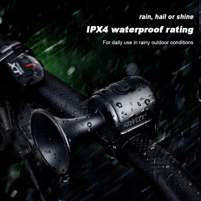 ECM bicycle mountain bike electric horn, compact portable waterproof electric horn, riding accessories electric horn