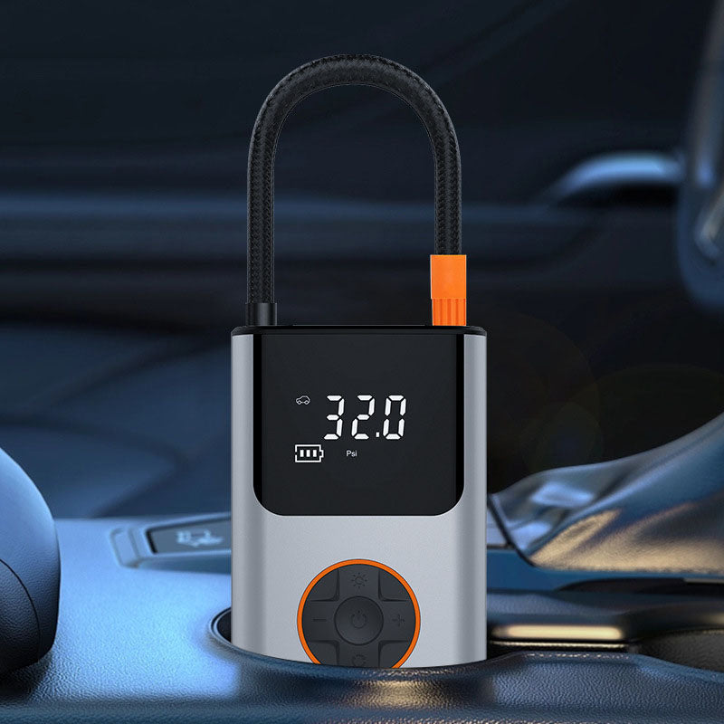 ECM mini portable rechargeable automatic electric tire pump intelligent digital display portable multi-function air pump