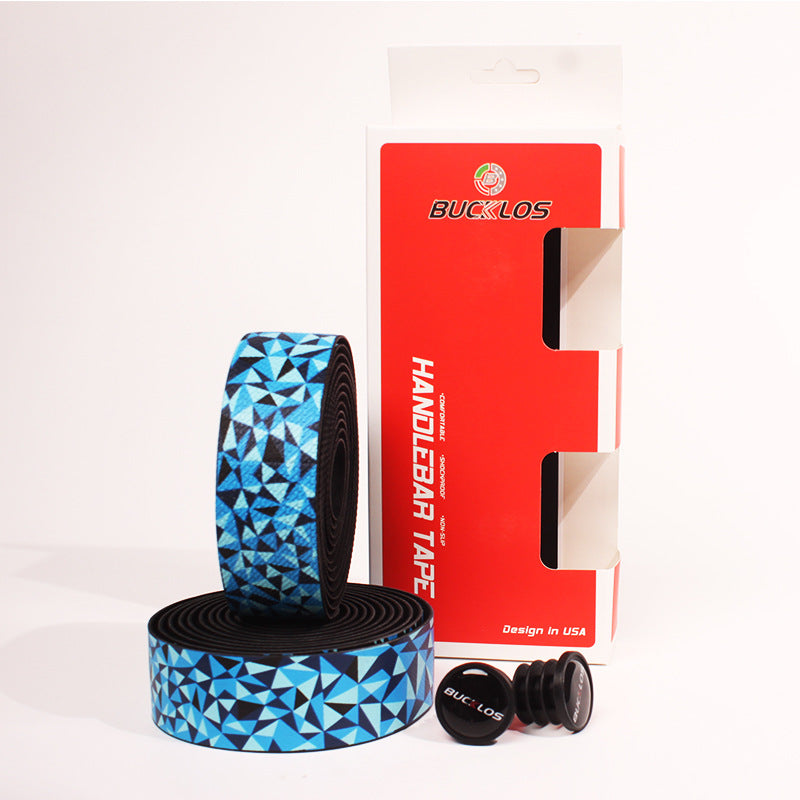 ECM road bike two-color gradient handlebar with PU high elastic wrap handlebar with anti-slip shock absorber bicycle EVA Bend bar tape