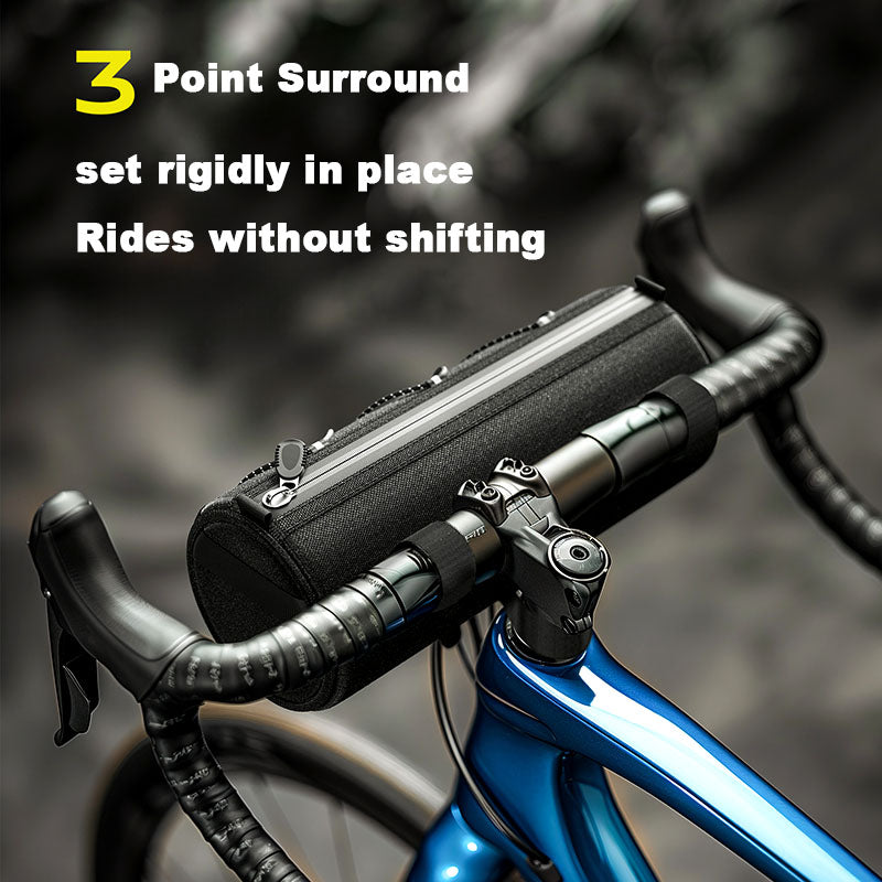 ECM bicycle multifunctional front bag large capacity storage tube bag waterproof cycling front bag messenger bag