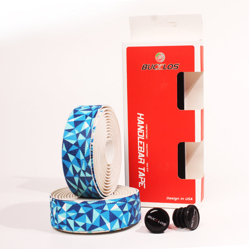 ECM road bike two-color gradient handlebar with PU high elastic wrap handlebar with anti-slip shock absorber bicycle EVA Bend bar tape