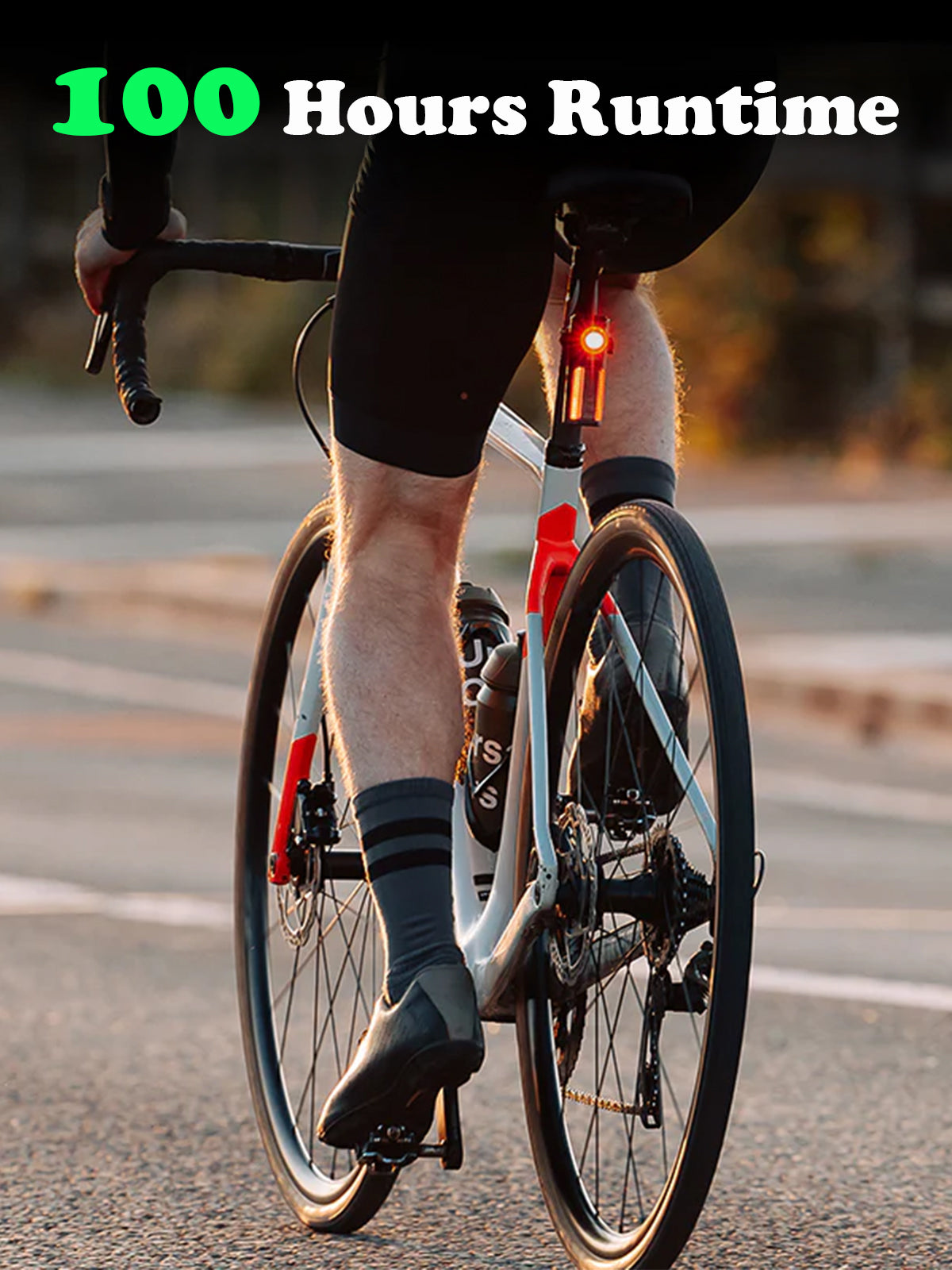 ECM can record driving recorder road car taillight 146 degree ultra-wide angle 1080P HD camera IPX6 waterproof super long endurance taillight night riding equipment