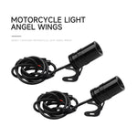 ECM universal modified motorcycle electric car angel wing atmosphere light chassis projection light atmosphere light projection light LED floor light