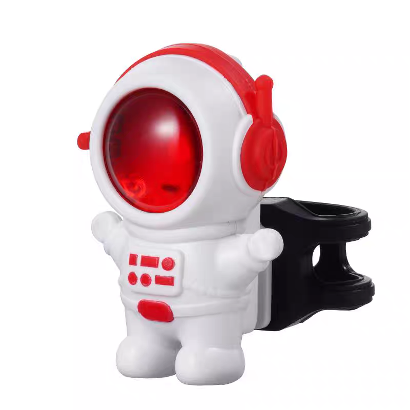 ECM creative astronaut spaceman bicycle taillight Type-C charging multiple light modes compact and easy to install night riding warning light