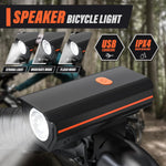 ECM Bicycle Front and Tail Light Set USB Rechargeable Front and Rear Bike Lights Multiple Modes Easy to Install