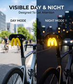ECM New Product: Creative, Personalized, Waterproof, Rechargeable Road Bike Tail Light (McDonald's Style)