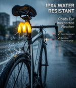 ECM New Product: Creative, Personalized, Waterproof, Rechargeable Road Bike Tail Light (McDonald's Style)