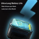 ECM New Full-Color Smart Emoji Taillight for Road & Mountain Bikes — Features Brake Sensing, Long Battery Life, Rechargeable Design, and Waterproof Protection