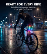 ECM New road bike tail light: features fast charging, ultra-long battery life, and app-controlled color and lighting mode switching