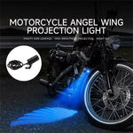 ECM universal modified motorcycle electric car angel wing atmosphere light chassis projection light atmosphere light projection light LED floor light