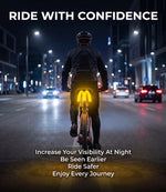 ECM New Product: Creative, Personalized, Waterproof, Rechargeable Road Bike Tail Light (McDonald's Style)