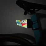 EDM road bike mountain bike rechargeable luminous number plate supports customization [please send pictures to contact customer service for customization]