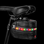 ECM bicycle, mountain bike tail bag with light, road bike seat bag, tool bag, saddle bag