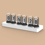 ECM color screen pseudo-nixie tube digital clock alarm clock mobile phone wireless control desktop technology ornaments