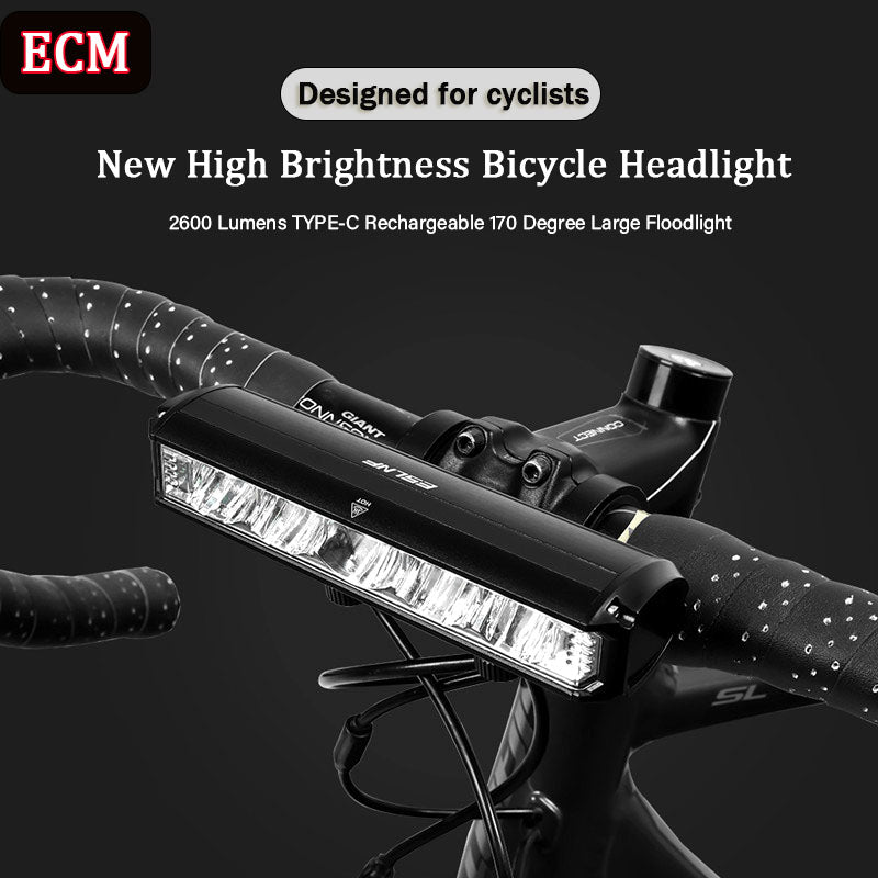 ECM bicycle dripping tail light, USB charging, ultra-long battery life  bicycle tail light, night riding warning LED bicycle tail light [multiple